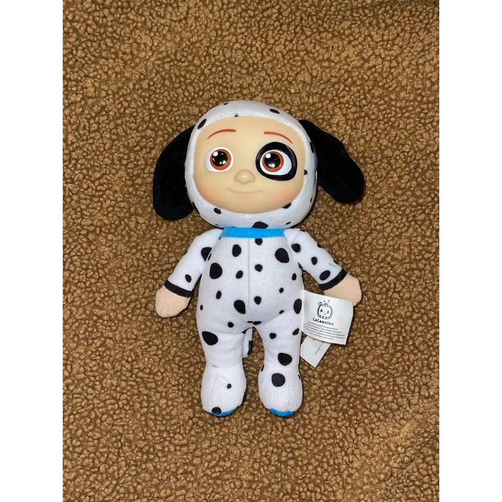 CoComelon 8" Official Little Plush JJ in Puppy Onesie Dalmatian Toy Jazwares